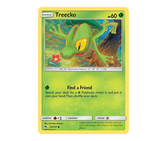 Pokemon: Treecko 20/214 - Lost Thunder | Romulus Games