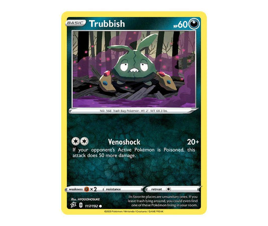 Pokemon: Trubbish 117/192 - Rebel Clash | Romulus Games