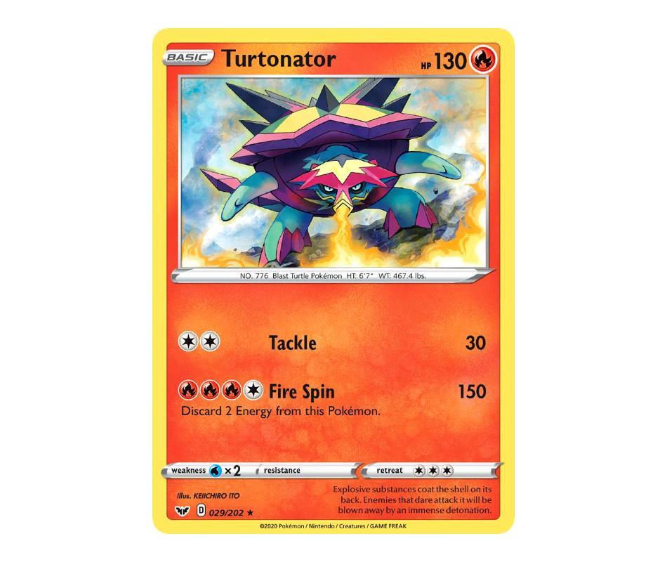 Pokemon: Turtonator 029/202 - Sword & Shield | Romulus Games