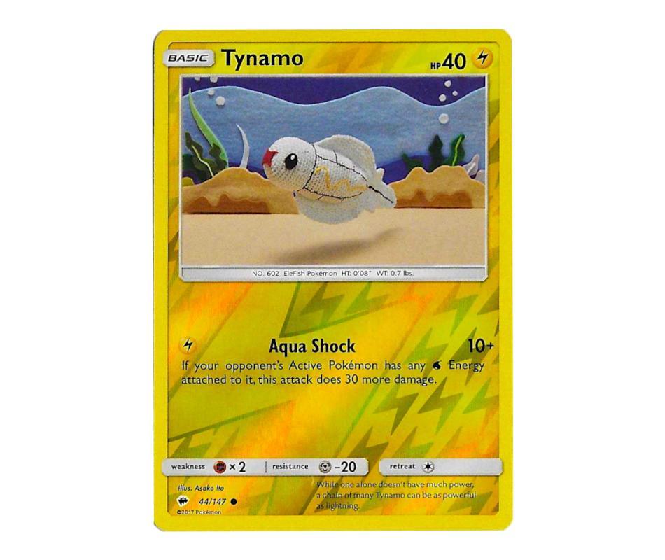 Pokemon: Tynamo 44/147 (Reverse Holo) - Burning Shadows | Romulus Games