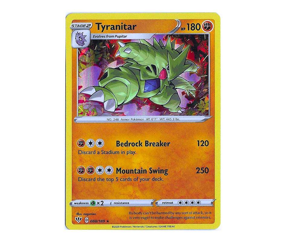 Pokemon: Tyranitar 088/189 (Holo) - Darkness Ablaze | Romulus Games