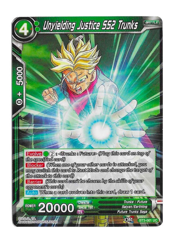 Dragon Ball Super: Unyielding Justice SS2 Trunks BT3-061 - Cross Worlds | Romulus Games