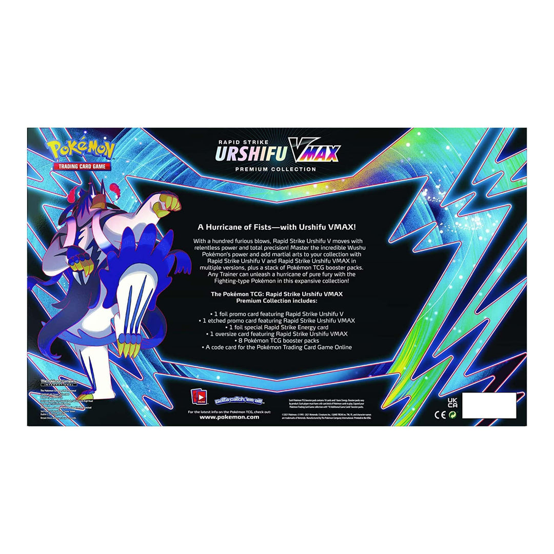 Pokemon: Urshifu Rapid Strike VMAX - Premium Collection Box | Romulus Games