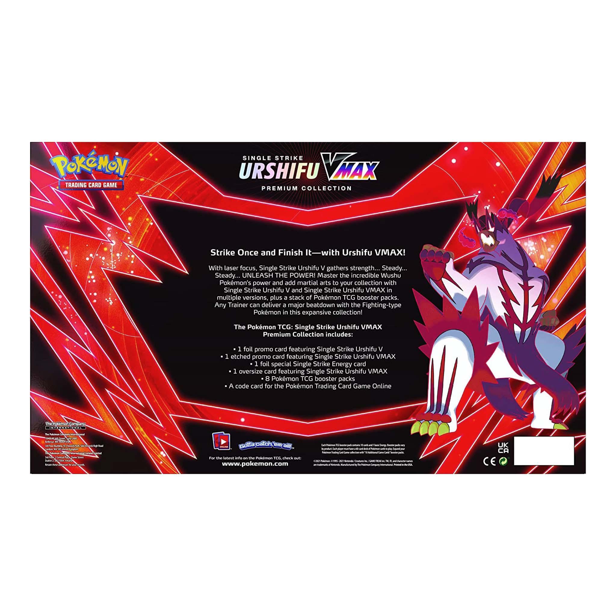 Pokemon: Urshifu Single Strike VMAX - Premium Collection Box | Romulus Games