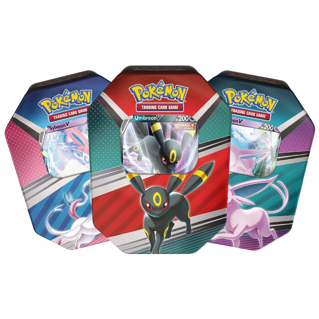 Pokemon: V Heroes (Spring 2022) - Tin: Espeon V, Umbreon V & Sylveon V (Set of 3) | Romulus Games