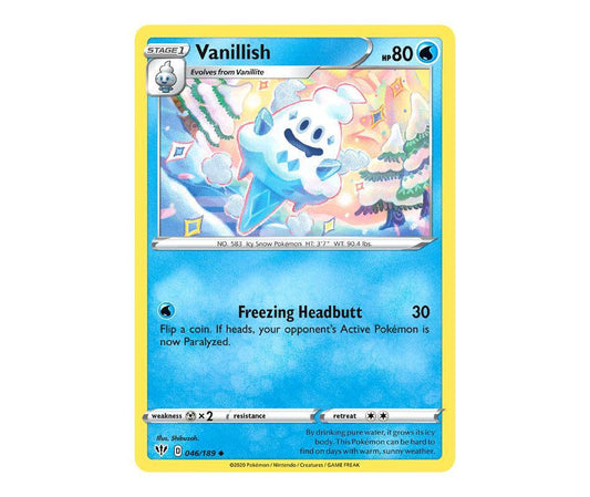Pokemon: Vanillish 046/189 - Darkness Ablaze | Romulus Games