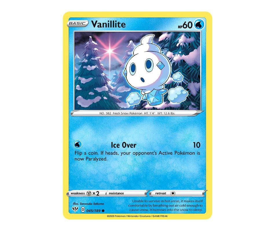 Pokemon: Vanillite 045/189 - Darkness Ablaze | Romulus Games