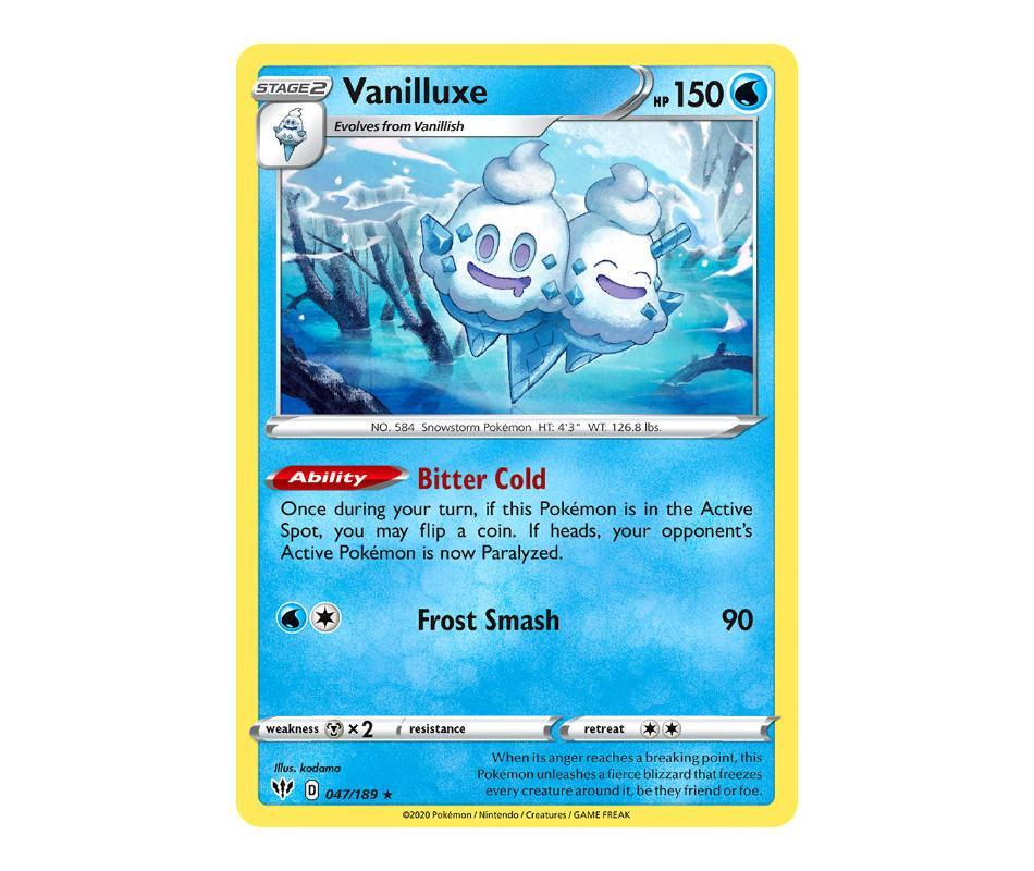 Pokemon: Vanilluxe 047/189 - Darkness Ablaze | Romulus Games