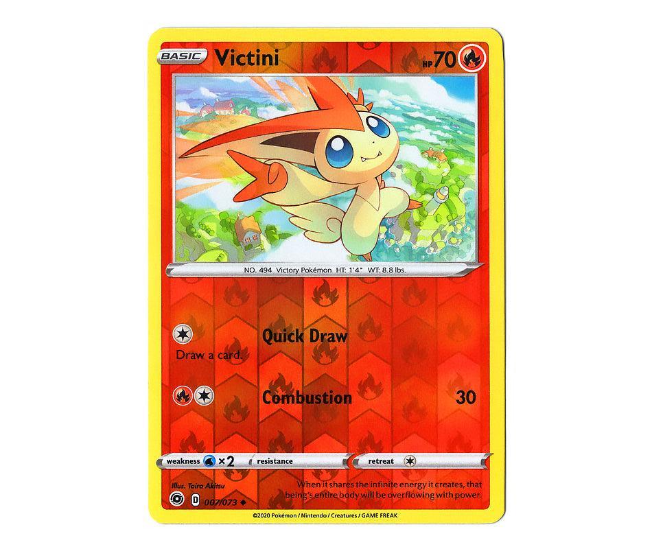 Pokemon: Victini 007/073 (Reverse Holo) - Champion's Path | Romulus Games