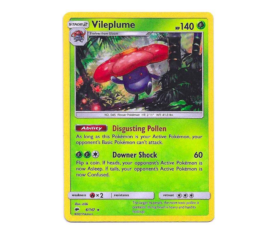 Pokemon: Vileplume 6/147 (Holo) - Burning Shadows | Romulus Games