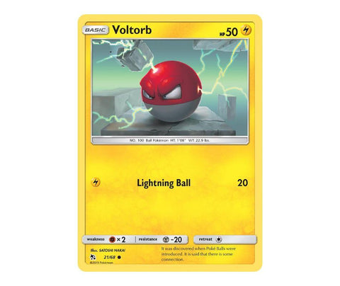 Pokemon: Voltorb 21/68 - Hidden Fates | Romulus Games