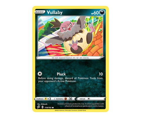 Pokemon: Vullaby 119/192 - Rebel Clash | Romulus Games