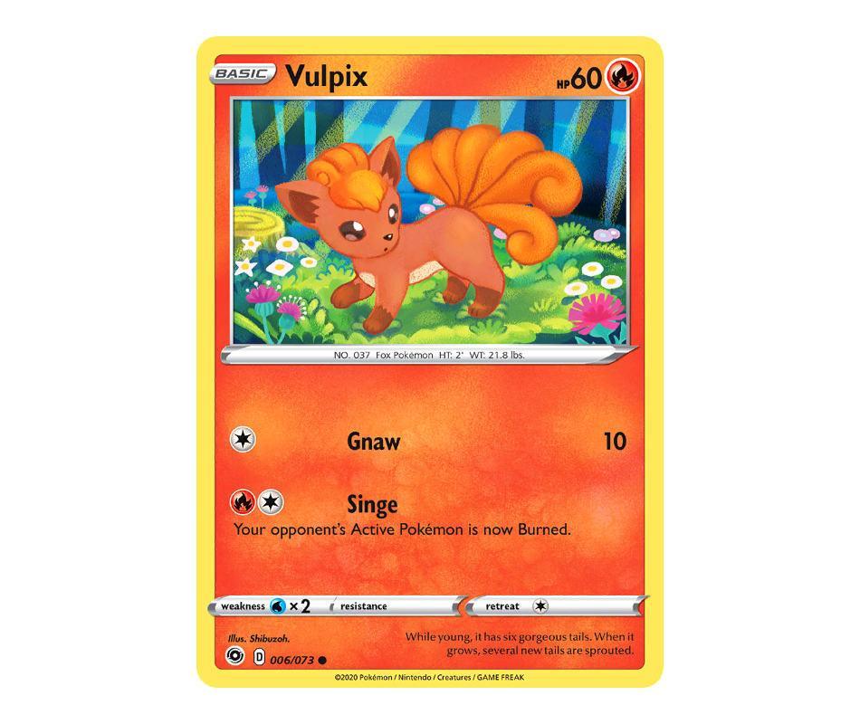 Pokemon: Vulpix 006/073 - Champion's Path | Romulus Games