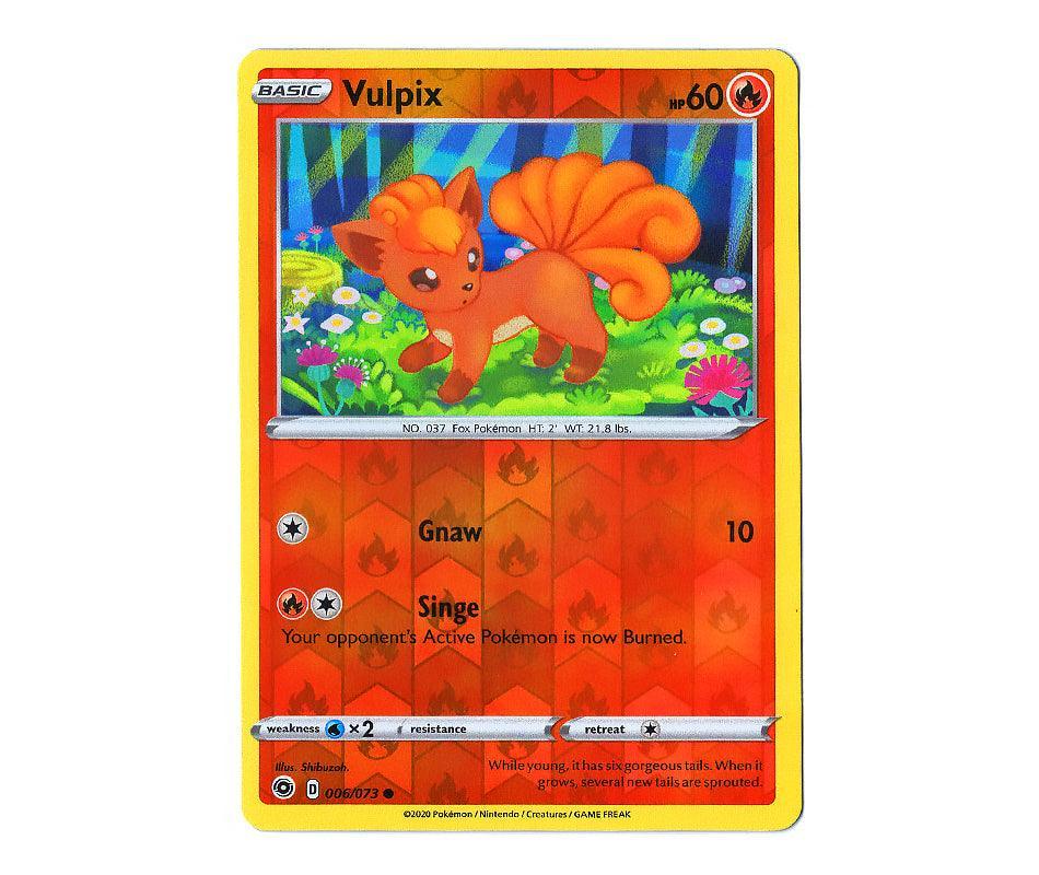 Pokemon: Vulpix 006/073 (Reverse Holo) - Champion's Path | Romulus Games