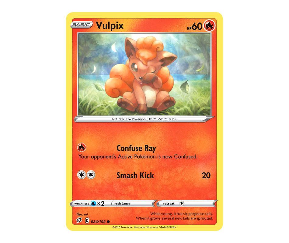 Pokemon: Vulpix 024/192 - Rebel Clash | Romulus Games