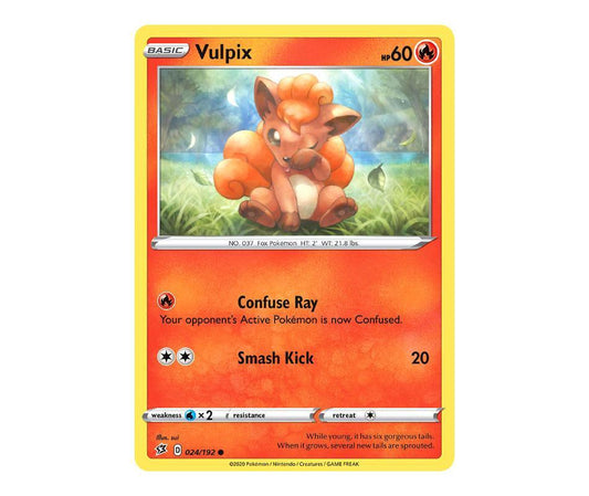 Pokemon: Vulpix 024/192 - Rebel Clash | Romulus Games