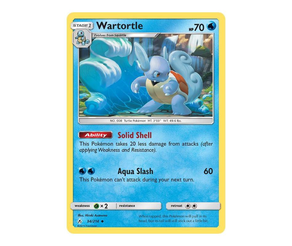 Pokemon: Wartortle 34/214 - Unbroken Bonds | Romulus Games