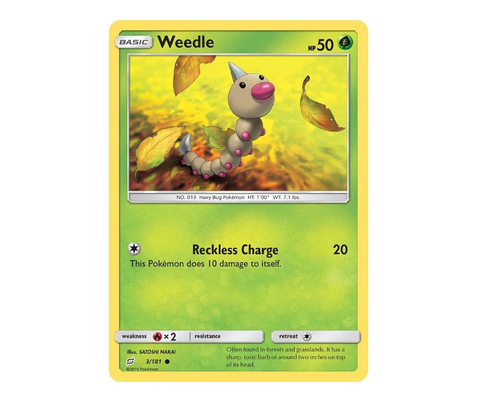 Pokemon: Weedle 3/181 - Team Up | Romulus Games