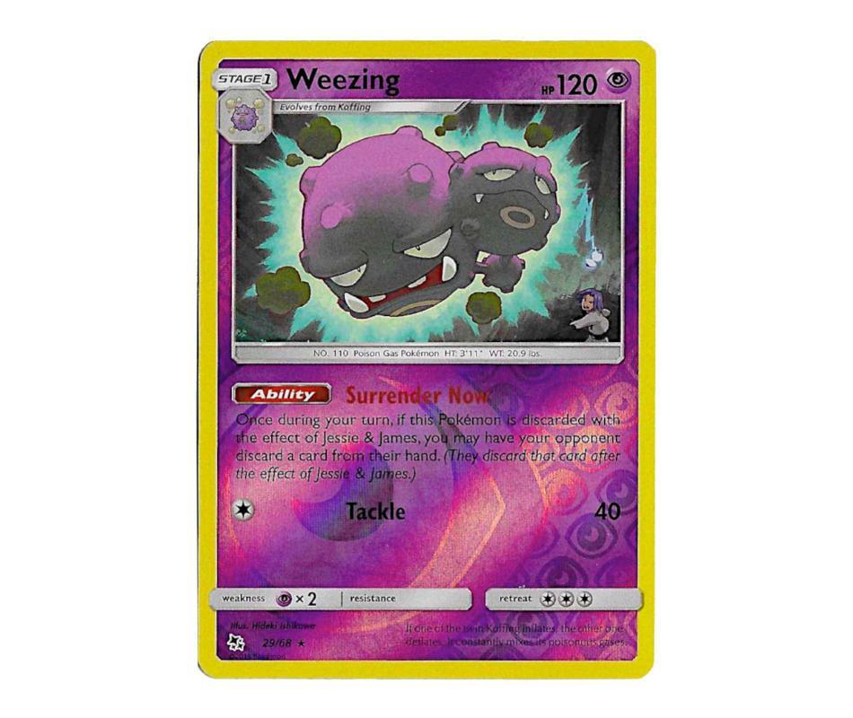 Pokemon: Weezing 29/68 (Reverse Holo) - Hidden Fates | Romulus Games