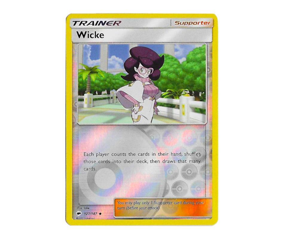 Pokemon: Wicke 127/147 (Reverse Holo) - Burning Shadows | Romulus Games