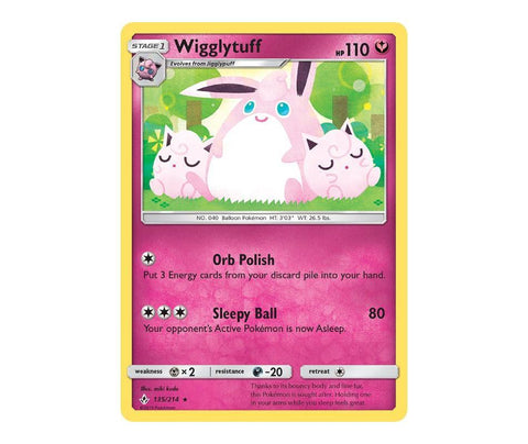 Pokemon: Wigglytuff 135/214 - Unbroken Bonds | Romulus Games