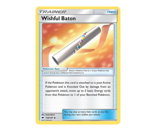 Pokemon: Wishful Baton 128/147 - Burning Shadows | Romulus Games