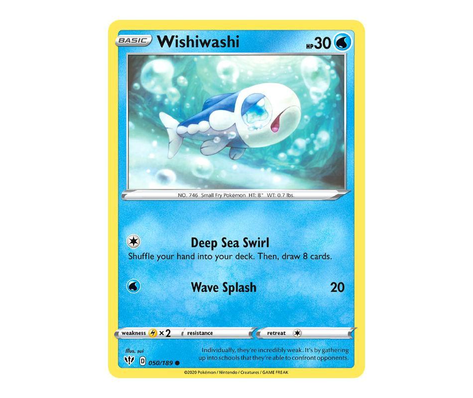 Pokemon: Wishiwashi 050/189 - Darkness Ablaze | Romulus Games