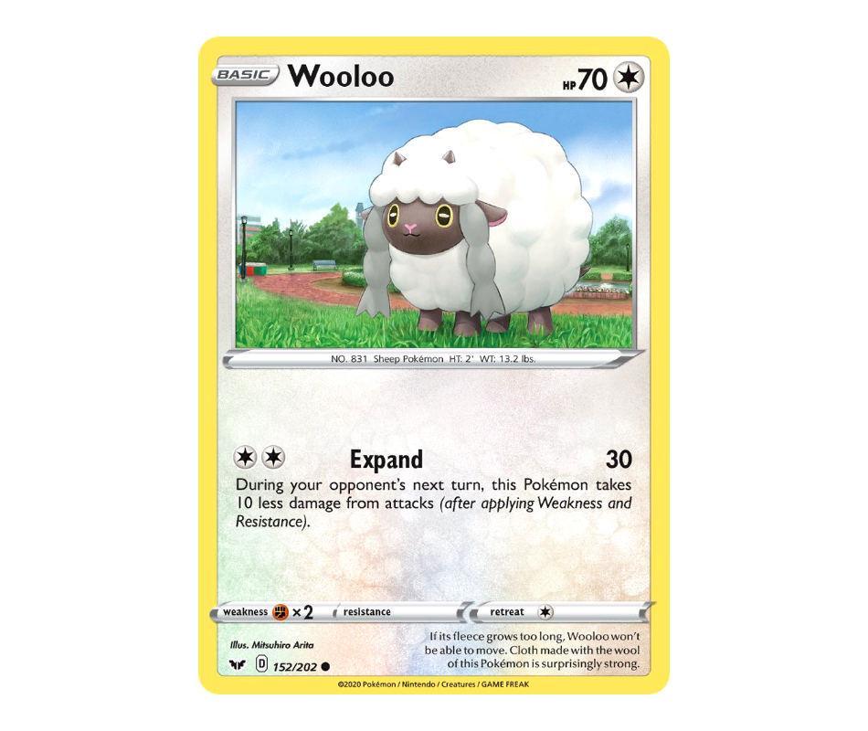 Pokemon: Wooloo 152/202 - Sword & Shield | Romulus Games