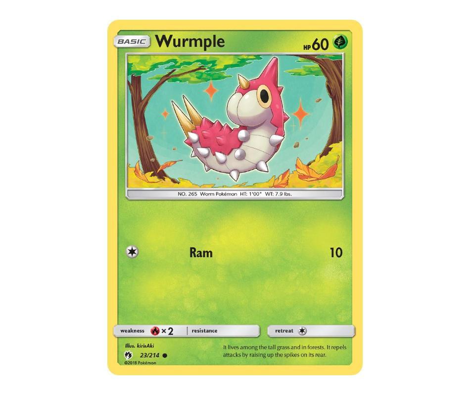 Pokemon: Wurmple 23/214 - Lost Thunder | Romulus Games