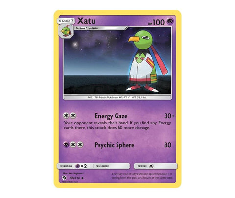 Pokemon: Xatu 88/214 - Lost Thunder | Romulus Games