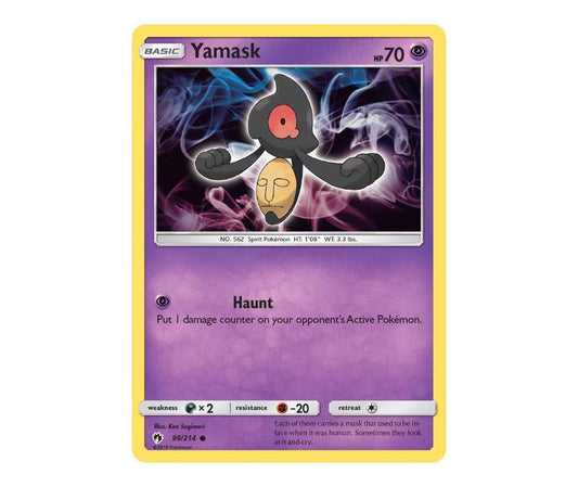 Pokemon: Yamask 99/214 - Lost Thunder | Romulus Games