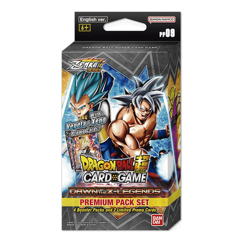 Dragon Ball Super: Zenkai Series Set 01 - Dawn of the Z-Legends - (PP09) Premium Pack: Display (8 Premium Packs) | Romulus Games