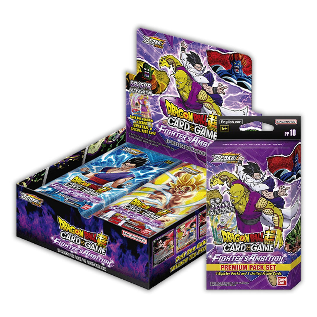 Dragon Ball Super: Zenkai Series Set 02 - Fighter's Ambition - Booster Box & Premium Pack Set Bundle | Romulus Games