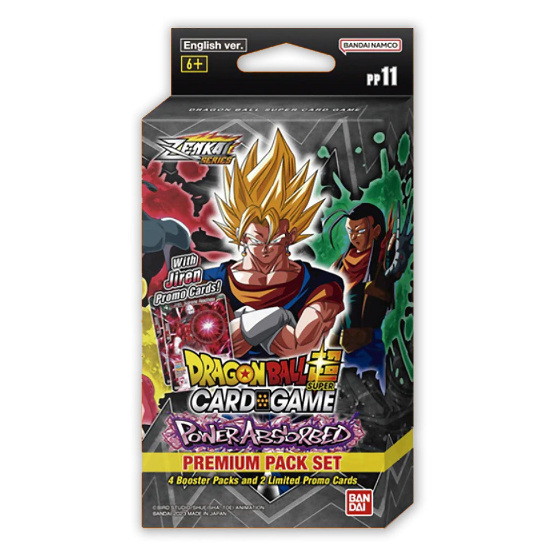 Dragon Ball Super: Zenkai Series Set 03 - Power Absorbed - (PP11) Premium Pack: Sealed Case (48 Premium Packs) | Romulus Games