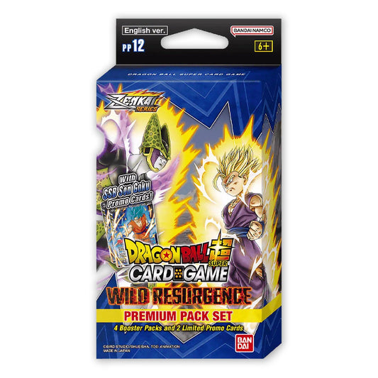 Dragon Ball Super: Zenkai Series Set 04 - Wild Resurgence - (PP12) Premium Pack: Display (8 Premium Packs) | Romulus Games