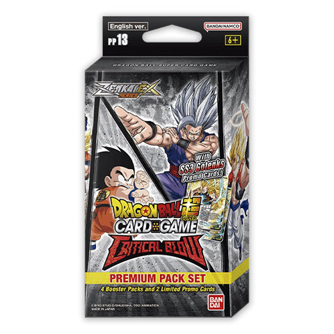 Dragon Ball Super: Zenkai Series Set 05 - Critical Blow - (PP13) Premium Pack: Sealed Case (48 Premium Packs) | Romulus Games